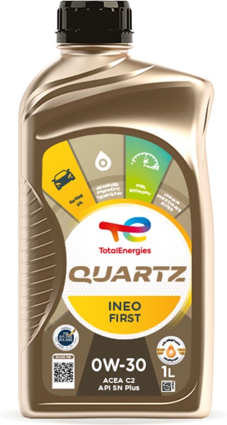 Huile moteur Total Quartz Ineo First 0w30 1 litre