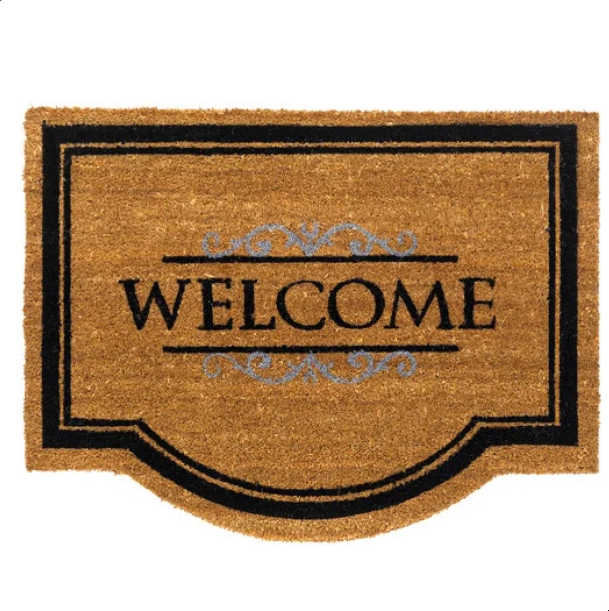 Deurmat Welcome 60 x 80 cm - Kokosmat - Naturel