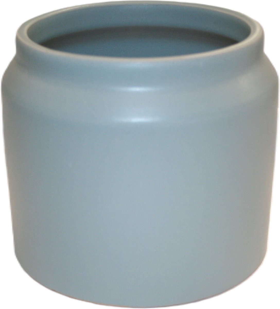 EDG - Bloempot- Keramiek - blauw - D21,5 x H25 cm