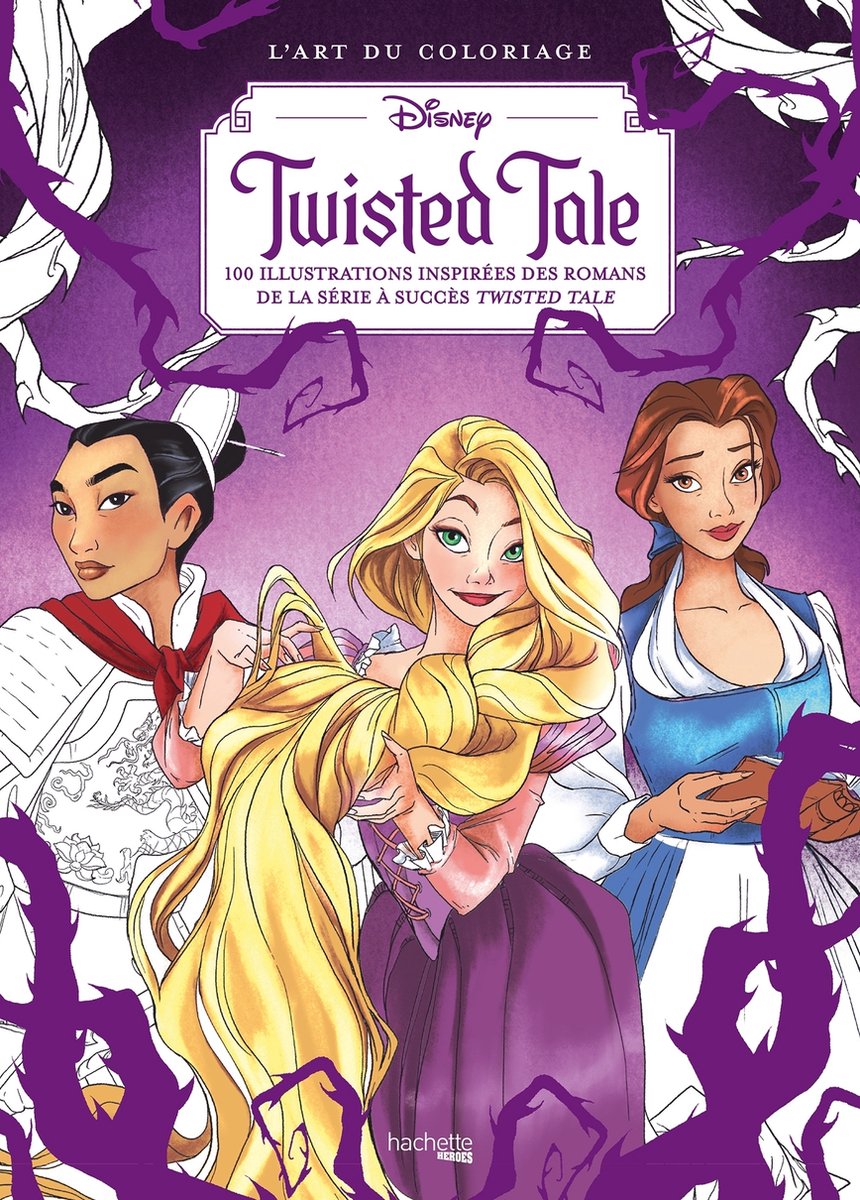 Hachette heroes Disney L'Art du Coloriage Twisted Tale Kleurboek voor volwassenen