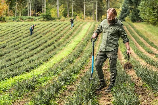 IPRO Gardener-afvoerspade - geharde geslepen kop - veerboring staal - ergonomische as - SafeTouch - 1290 mm lengte - 19 kg gewicht van IPRO — afbeelding 3