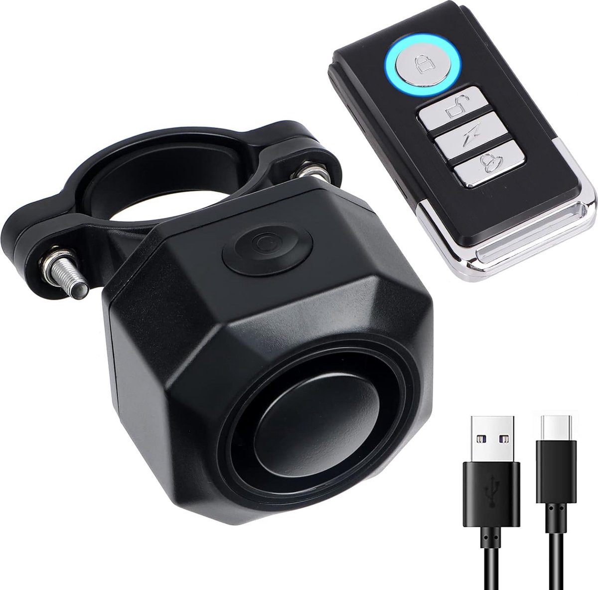 Fietsalarm- Fiets Alarm - Fietsalarm met Afstandsbediening - Bike Alarm - Anti Diefstal