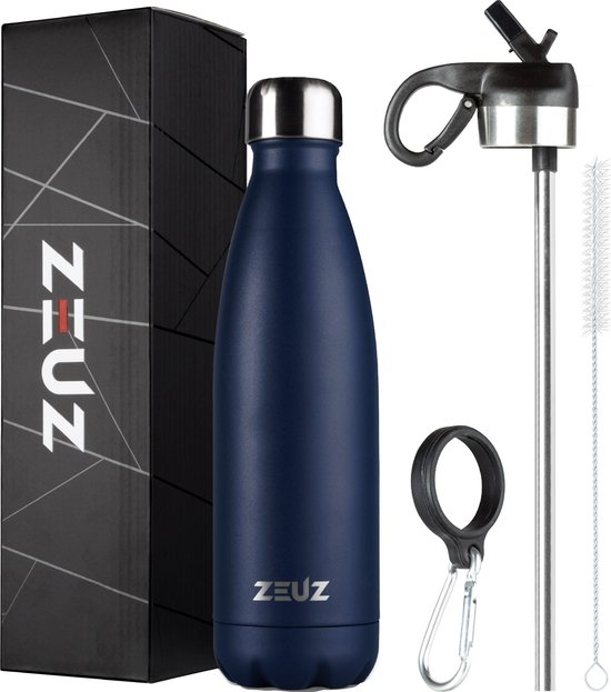 Pulver - RVS Thermosfles / Drinkfles - BPA Vrij - 750 ml - Waterfles