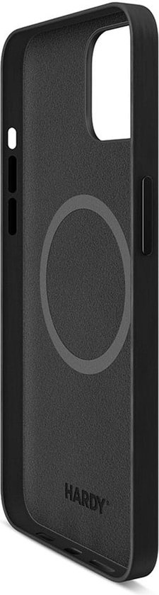 Coque de téléphone noire 3mk HARDY MagFabric pour Apple iPhone 15