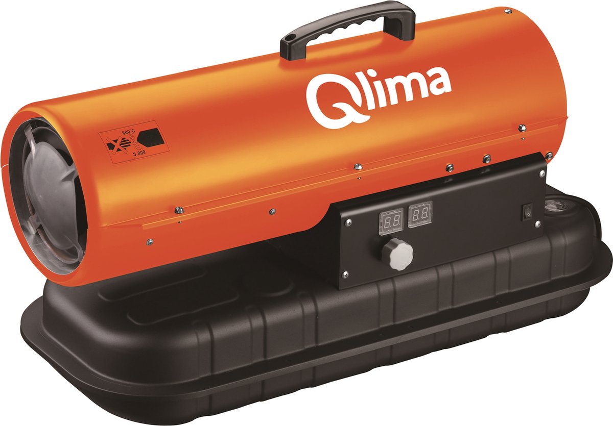Qlima DFA 2320 Warmtekanon bi-fuel - Oranje - Oververhittingsbeveiliging