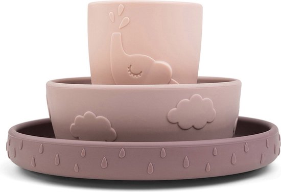 Done by Deer Stick&Stay service de table Deer friends Blue