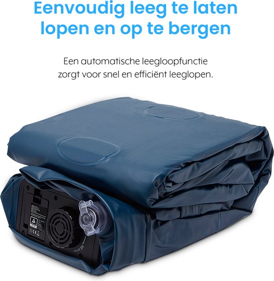 Active Era Premium 2 Persoons Luchtbed - Hoog - Ingebouwde Elektrische Pomp en Geïntegeerd Kussen - 203cm x 152cm x 48cm van Active Era — afbeelding 5