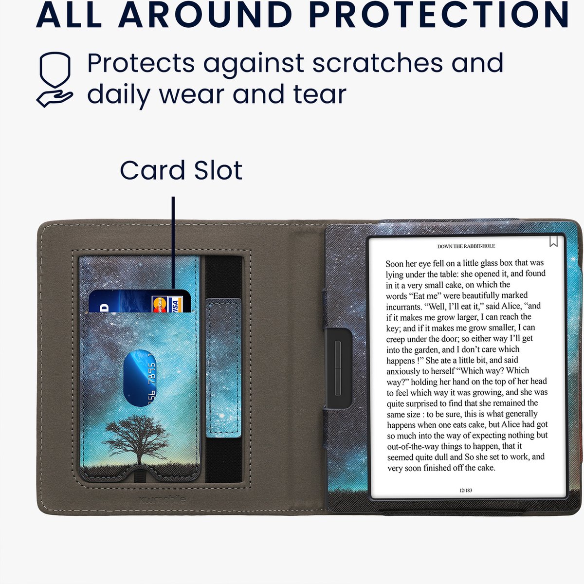 Coque Pour Kobo Clara 2E,Tolino Shine 4 Design Slim Soft Case Sleepcover Bookcase Zonder Stand Imoshion Vert