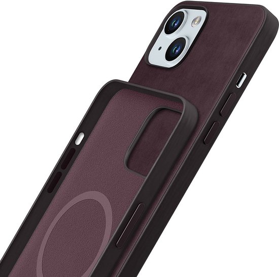 Coque de téléphone 3mk HARDY MagFabric Berry pour Apple iPhone 15 Plus
