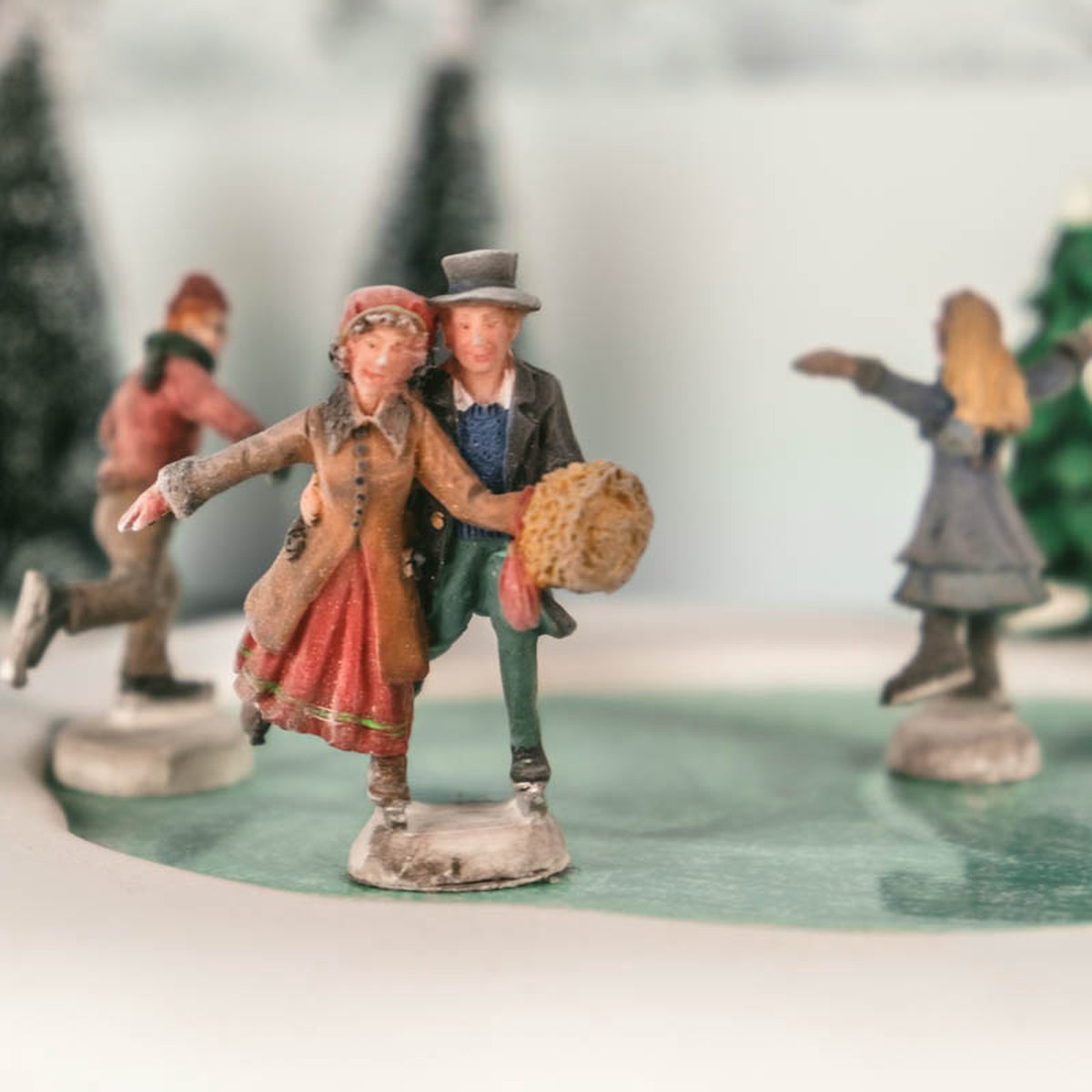 Lemax Kerstdorp Schaatsbaan - set van 9 - 4.5V adapter – foto 5