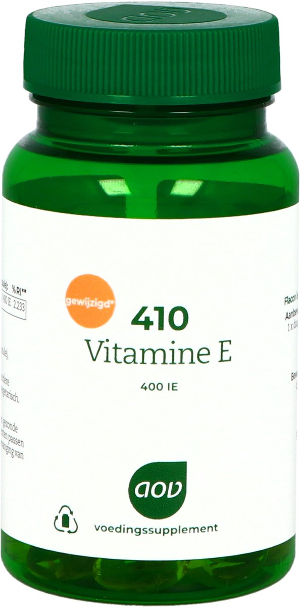 Goedkoopste AOV 410 Vitamine E 400 - 60 capsules - Vitamine E preparaat