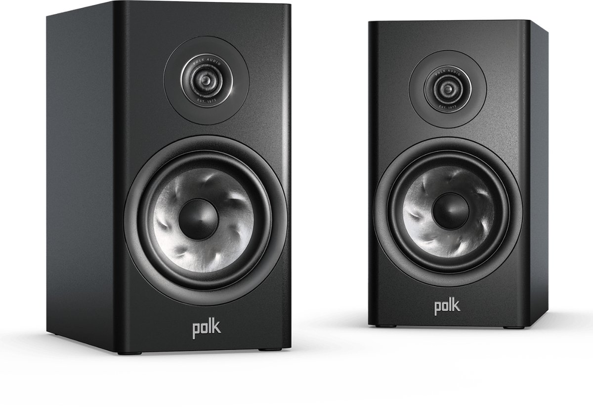 Polk R100 PER SET Boekenplank speaker Zwart