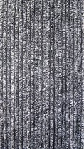 Kattenstaart vliegengordijn Kattenstaart Zwart-Wit gemeleerd 90x200 cm