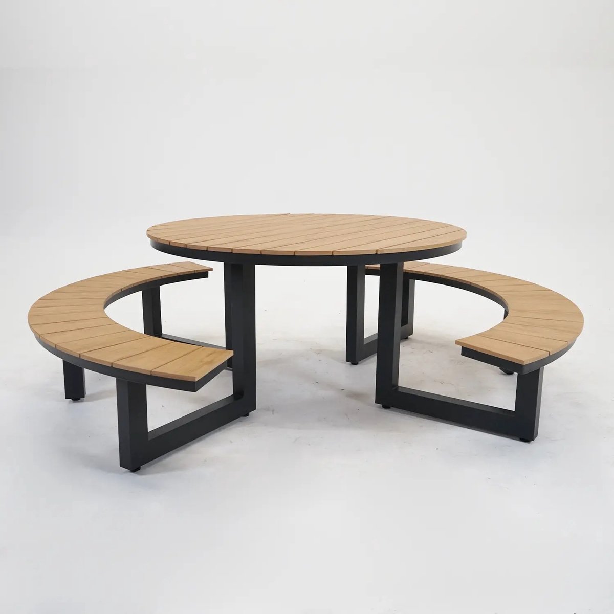Vita Massa ronde picknicktafel