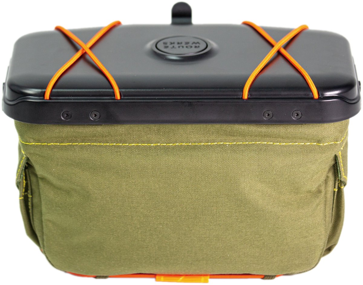 Route Werks The Handlebar Bag - Stuurtas - Olijfgroen - Fietstas - 3,2 L