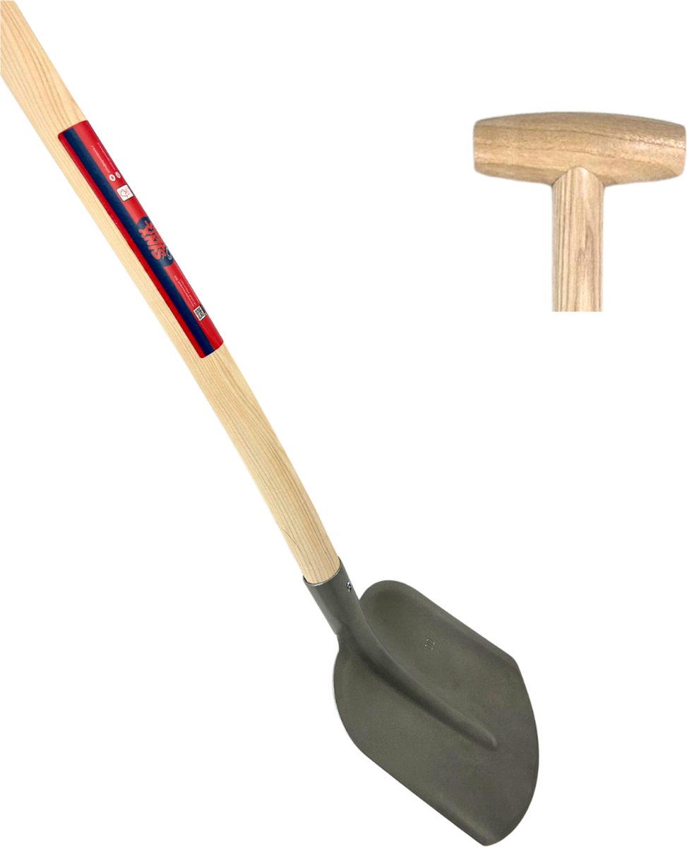 Synx Tools Bats 00 Lichtgrijs - Schoppen / Spades - Schep / Bodembewerkers - Tuingereedschap - Inclusief T-Steel 110cm