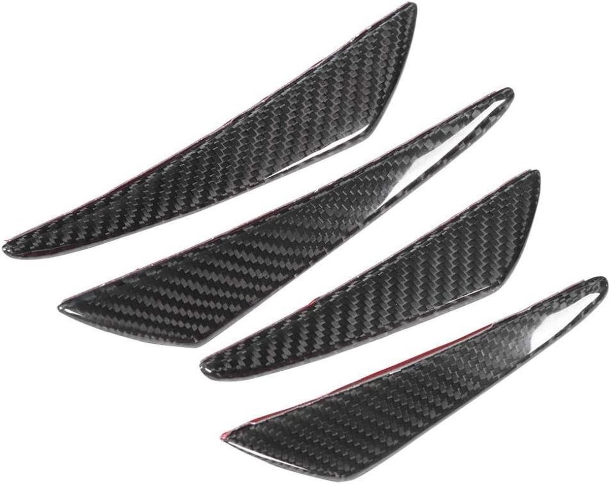 Bumper lip luchtmeter frontspoiler 4 stuks - auto accessoires autostyling Luchtmeter