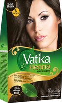Bol.com Dabur Vatika Henna Hair Color 6x10 gr - Black Brown aanbieding