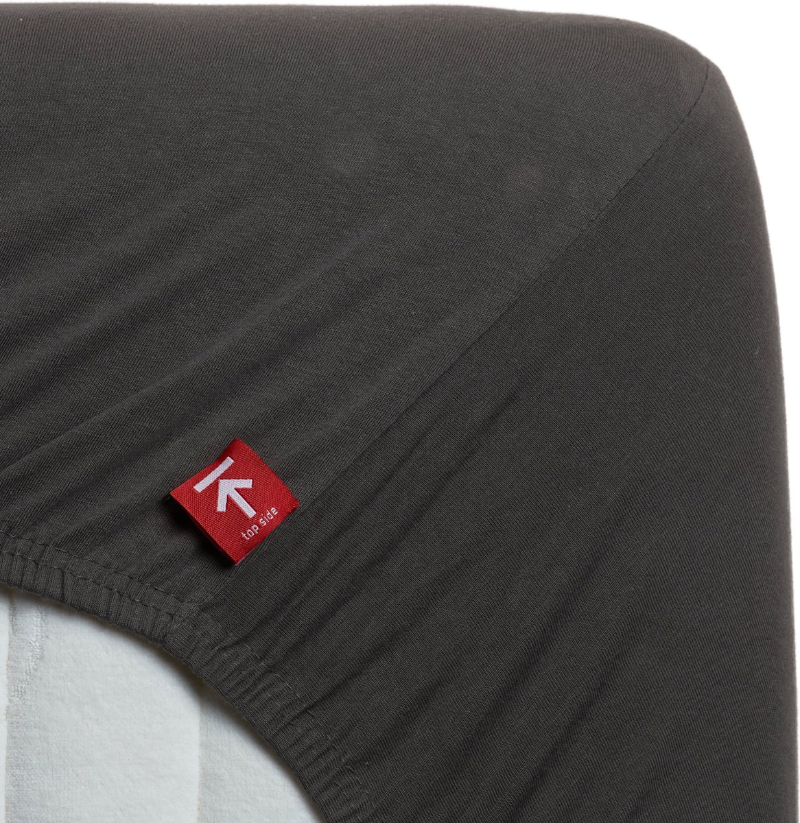 Beddinghouse - Jersey - Split-topper - Hoeslaken - 160x220 cm - Antraciet