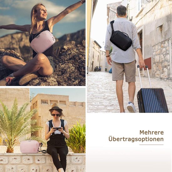 Gewatteerde cameratas DSLR camera en accessoires fototas zwart van bagsmart met. bol