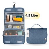 GOAT Outdoor Toilettas 4,5L - Met ophanghaak - Waterdicht - Ruim - Compact - Toilettas dames & heren - Unisex - Reis toilettas