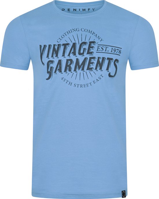 DENIMFY T-Shirt Homme DFNuri 4 Pack Regular Fit Multicolore XXL Col Rond Adultes
