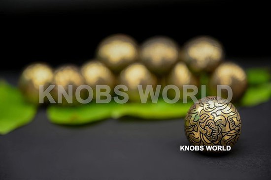 Vintage bloem keramische pompoen knoppen kast kast lade deur handgrepen trekt keuken meubels accessoire decoratief wit DUO ER (Kleur : C