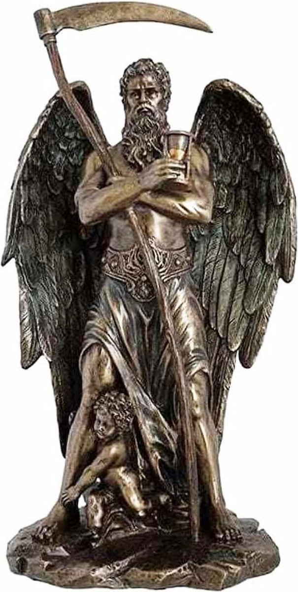 Veronese Design beeld/figuur - Chronos Vadertje Tijd Griekse mythologie 27,5cm brons