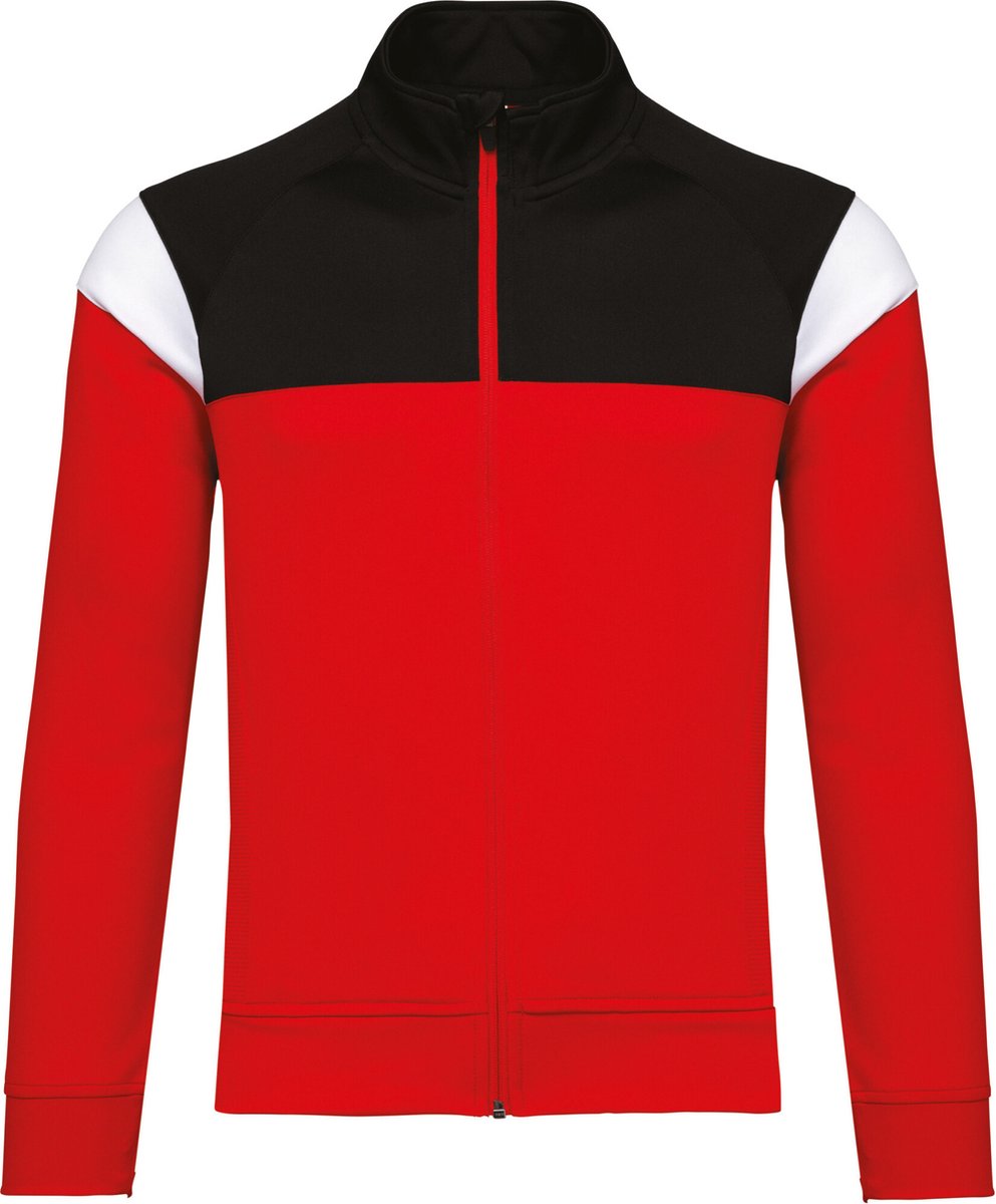 PROACT® Kinder trainingsjasje met rits PA391 Sporty 8/10 years 8/10 ans Zwart