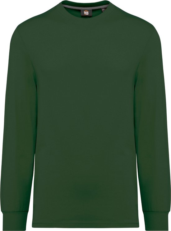 Coupe du monde. Designed To Work T-shirt écologique unisexe à manches longues WK303 - Vert forêt - M