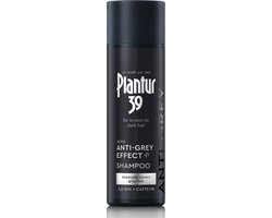 Foto: Plantur 39 anti grey effect shampoo 1 x 200 ml camoufleert grijs haar geleidelijk voor bruin tot donker haar langdurige resultaten zonder te verven