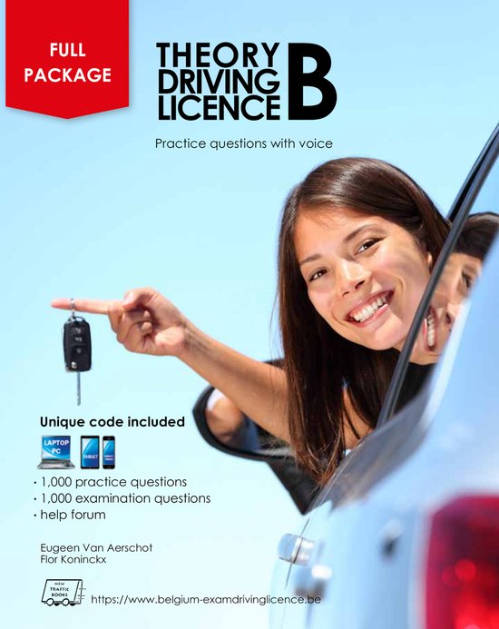 Full package driving licence B: theory and exercises - cover
