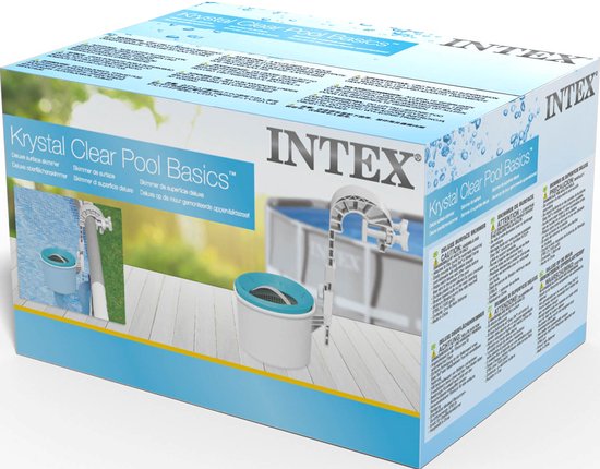 Intex zwembad onderhoud - Oppervlakte skimmer Intex deluxe + wandbevestiging - Intex 28000