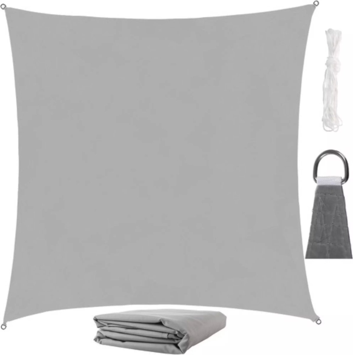 Gardlov Garlov Zonneschermzeil 3.6x3.6m: Stijlvolle Bescherming tegen de Zon