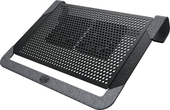 Foto: Cooler master notepal u2 plus v2 laptopkoeler voor laptops tot 17 inch 2x 80mm ventilatoren zwart