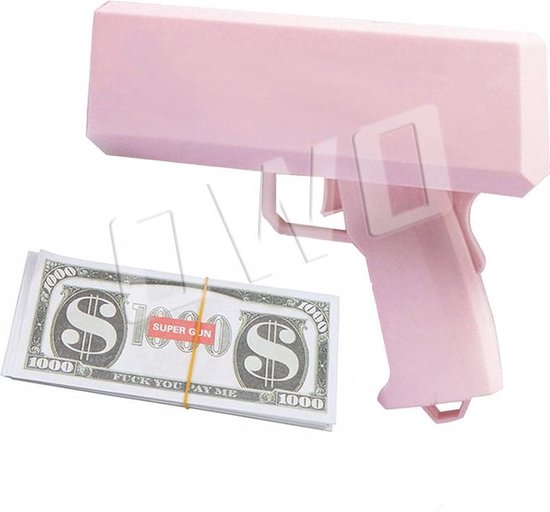 OWO Money gun geld pistool cash cannon inclusief nep