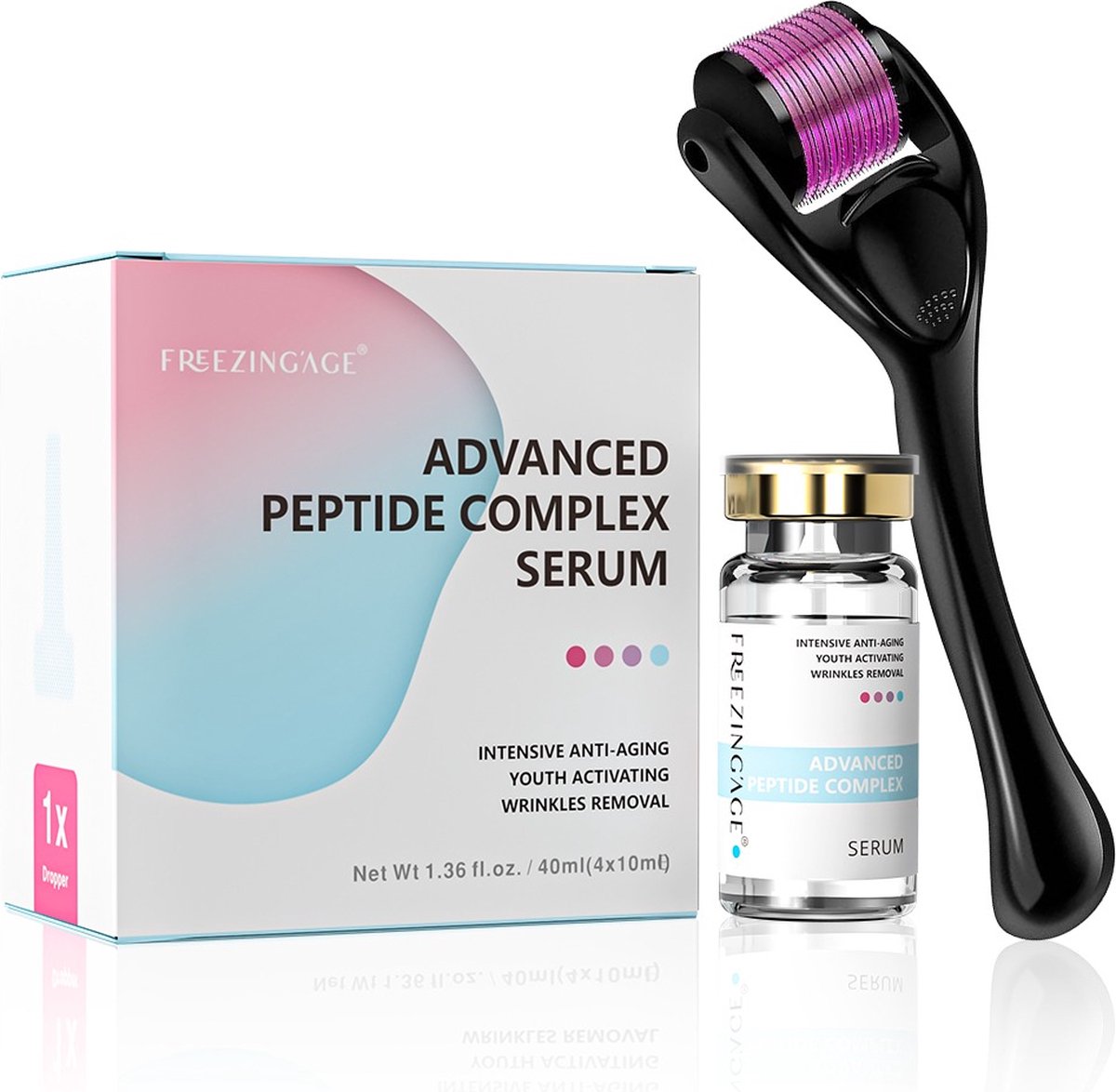 Freezing'Age Anti Age Peptide Serum - Anti-rimpel Serum - Verstevigend en Hydraterend - 40ml