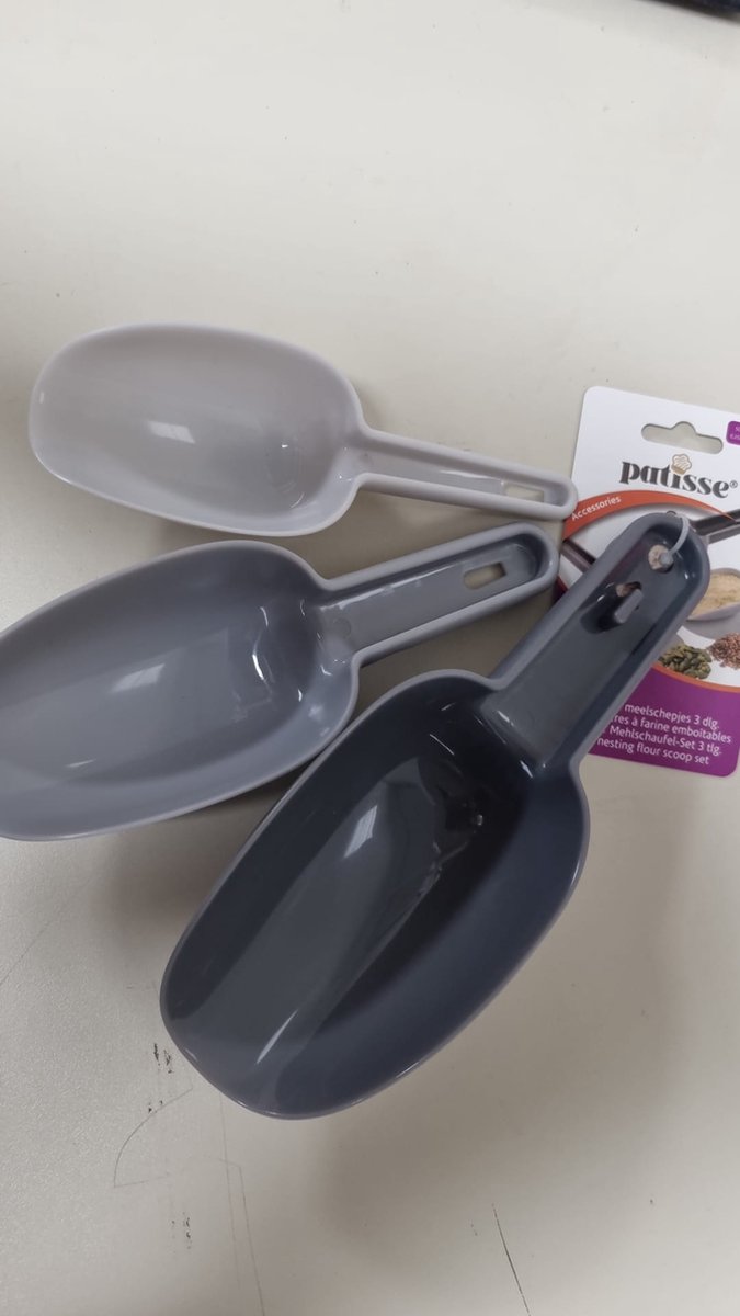 Patisse - Meel lepel set van 3 nestbaar