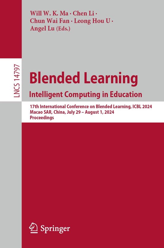 Springer Nature Proceedings Computer Science - Blended Learn ... - cover