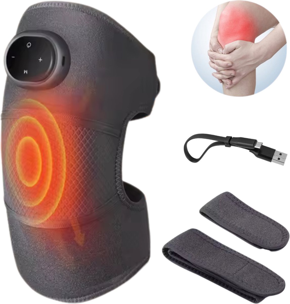 Corenia® Knie massage apparaat - Schouder massage apparaat - Warmte massage - Elleboog massage - Multifunctioneel
