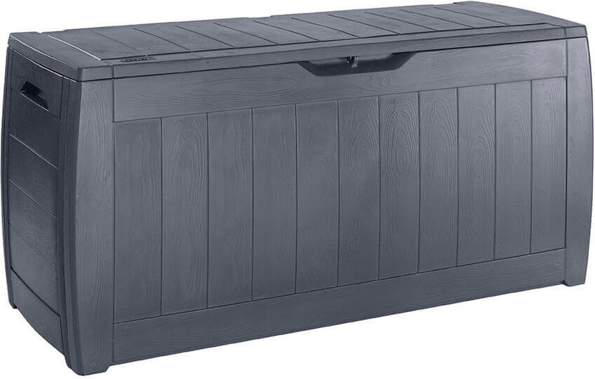 Keter Hollywood kussenbox 270L houtmotief