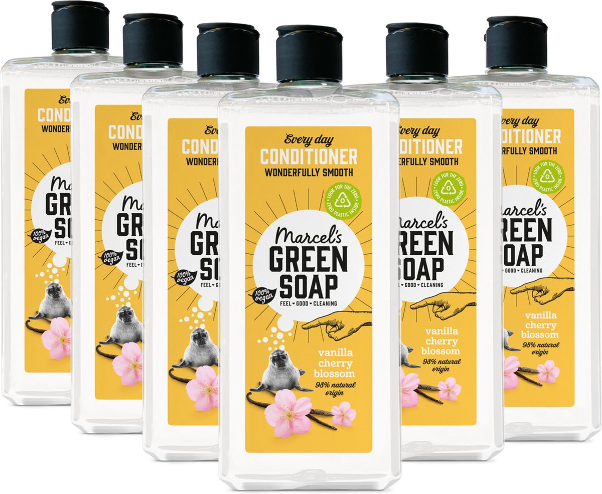Marcel's Green Soap Every Day Conditioner - Vanille & Kersenbloesem - 6 x 300ml