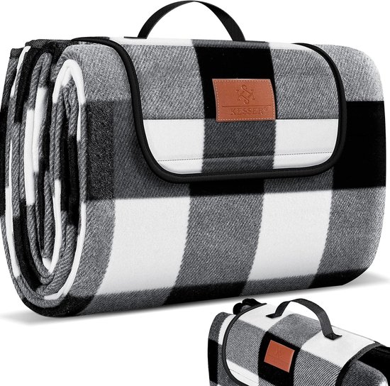 Grande Couverture De Pique-nique Imperméable Polaire Avec Poignée De Transport - Tapis Outdoor
