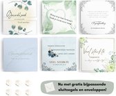 Condoleance kaarten - Wenskaarten - Rouwkaarten - Inclusief enveloppen & sluitzegels - kaarten - Eigen design en ontwerp