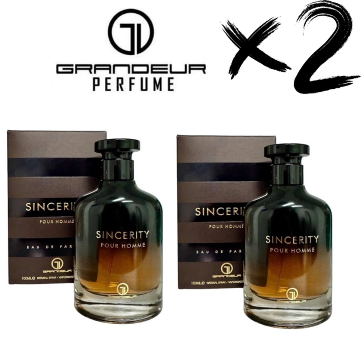 Goedkoopste GRANDEUR 2 X Perfume SINECERITY, 100ml