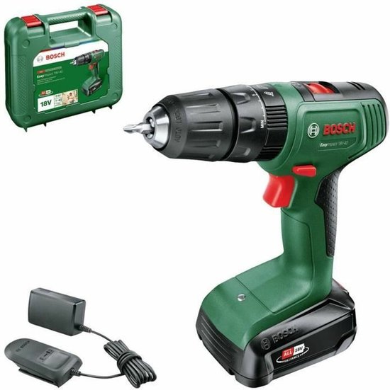 Bosch EasyImpact 18V-40 Accuklopboorschroevendraaier – Met 18 V accu en lader