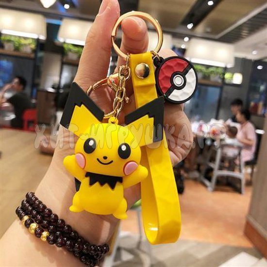 Pokemone pikachu sleutelhanger - leuke sleutelhanger - gele sleutelhanger - pocket monster