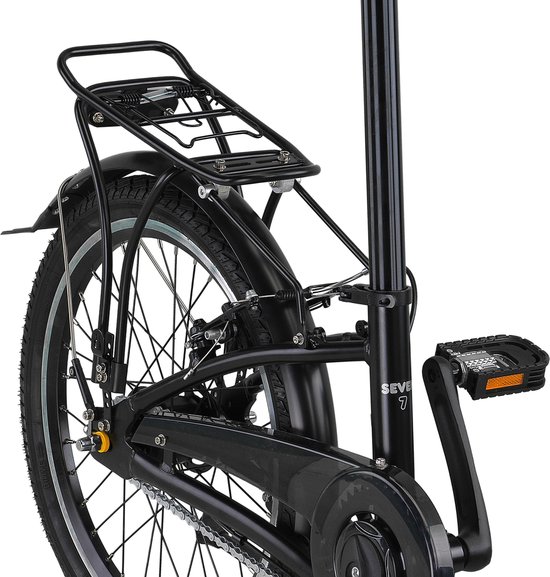 PACTO SEVEN N7 FOLDING BIKE BLACK Nexus 7v VOUWFIETS PLOOIFIETS TERUGTRAPREM LAGE INSTAP FIETS ALUMINIUM van PACTO — afbeelding 5