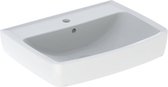Geberit Bastia Lavabo Carré - 60cm - trou pour robinetterie - trop-plein - blanc