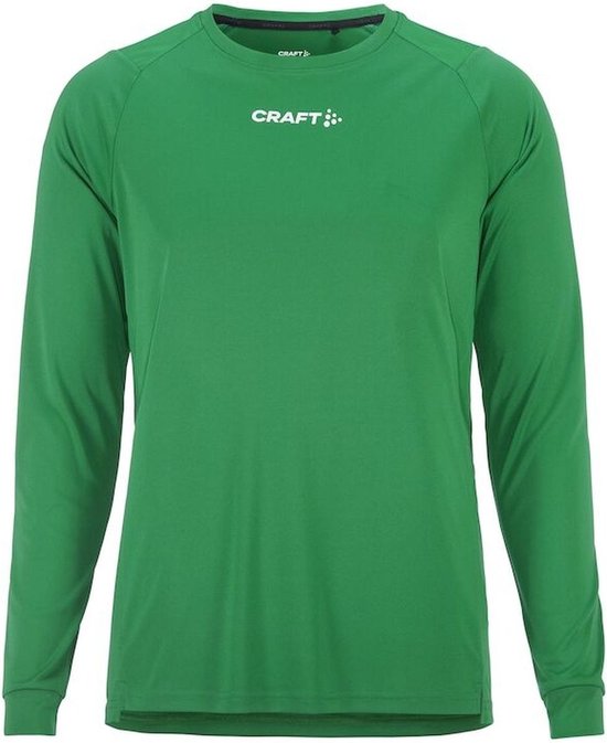 Craft Rush 2.0 T-Shirt Met Lange Mouwen Kinderen - Groen | Maat: 158/164